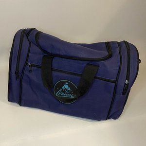 Vintage AOL America Online Blue Travel Duffel Carry On Bag 1990s 90s Classic Y2K